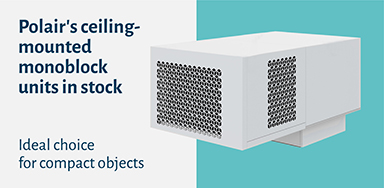 Optimise your space with Polair ceiling-mounted monoblock units!